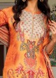 Modal Silk Printed Palazzo Style Suit